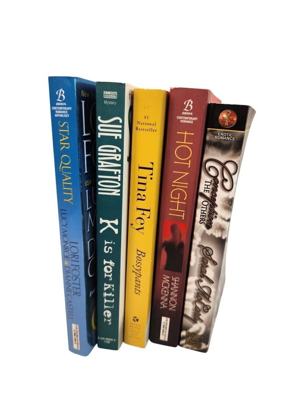 Set Of 5 Fiction Paperbacks Star Quality Sue Grafton K Bossypants Hot Night Conc